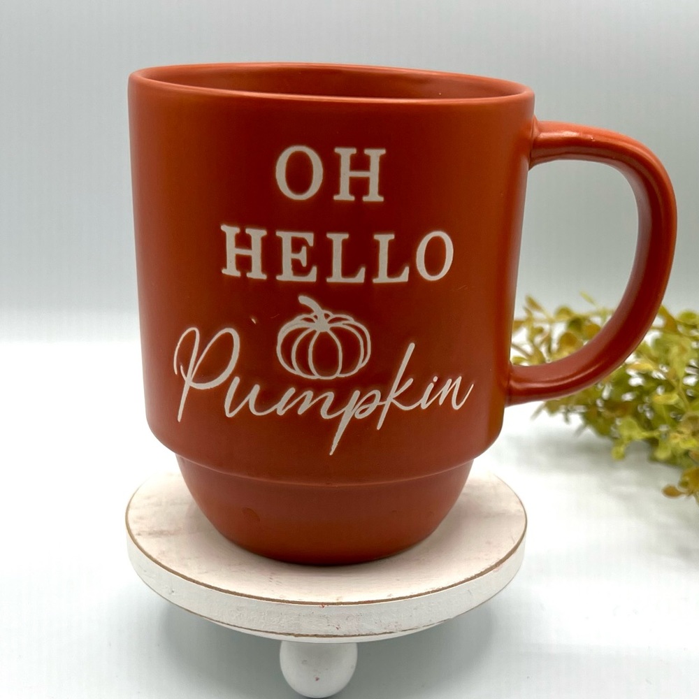 Fun Oh Hello Pumpkin Mug